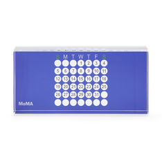 MoMA アクリル万年カレンダー ブルーの商品画像