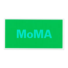 MoMA デュオカラー ステッカー グリーンの商品画像