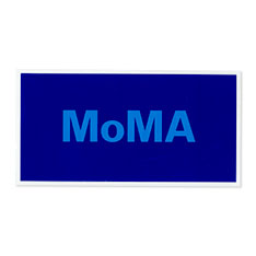 MoMA デュオカラー ステッカー ブルーの商品画像