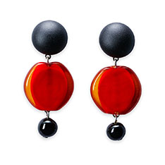 ETSUSHI 片耳ピアス 限定カラーRED