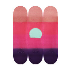 ウォーホル:Sunset パープル スケートボード 3点セットの商品画像
