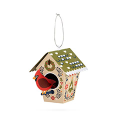 MoMA �N���X�}�X�J�[�h Nordic Birdhouse