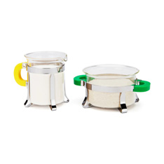 Bodum Chambord ミルク&シュガーボウルセット レッド/ブルー Bodum Chambord ミルク&シュガーボウルセット レッド/ブルー