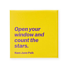 MoMA Artist Quote �}�O�l�b�g Nam June Paik
