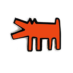 キース・ヘリング：ピン Dog(Dog)：ファッション