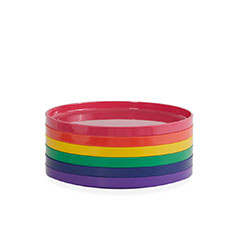 Vignelli Hellerware ���C���{�[ �f�U�[�g�v���[�g 6���Z�b�g