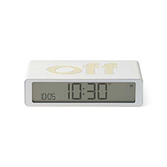 Lexon Flip Classic LCD�A���[���N���b�N �z���C�g