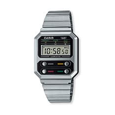 CASIO デジタル スイッチ ウォッチ シルバー(シルバー)：ファッション