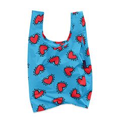 Baggu スタンダードバッグ Keith Haring Hearts(Keith Haring
