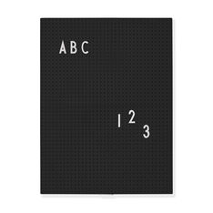 Arne Jacobsen メッセージボード A4 ブラックの商品画像