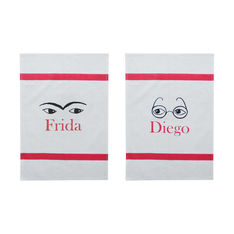 フリーダとディエゴ ティータオル(2枚セット)の商品画像