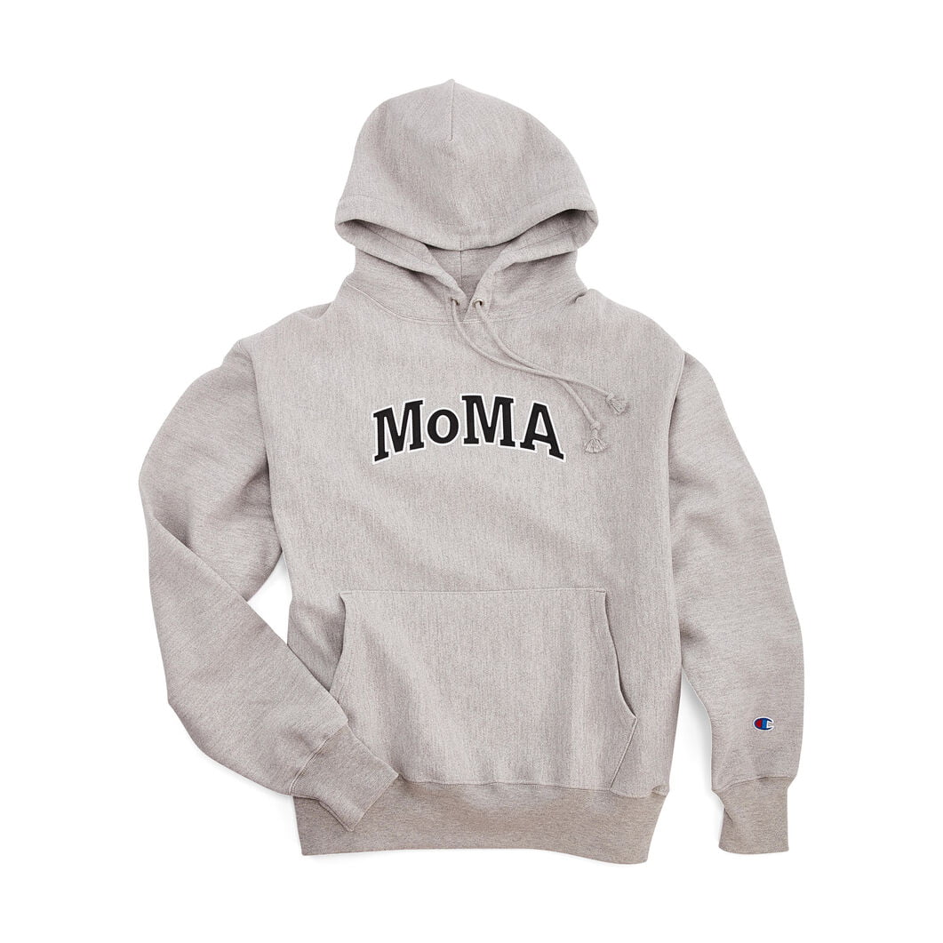 Champion フーディー MoMA Edition グレー L(L グレー)：ファッション