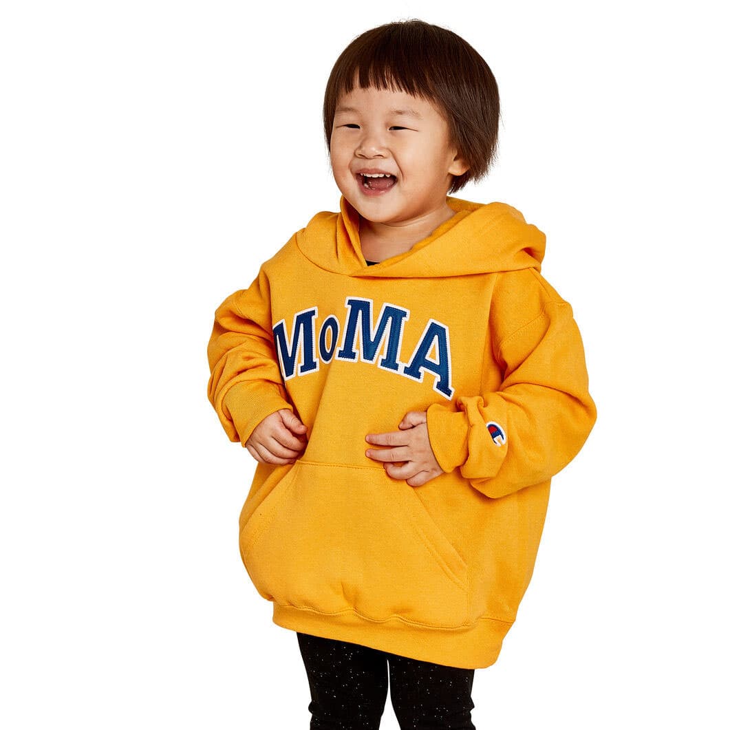 ＜MoMA＞ Champion フーディー KIDS イエロー M画像