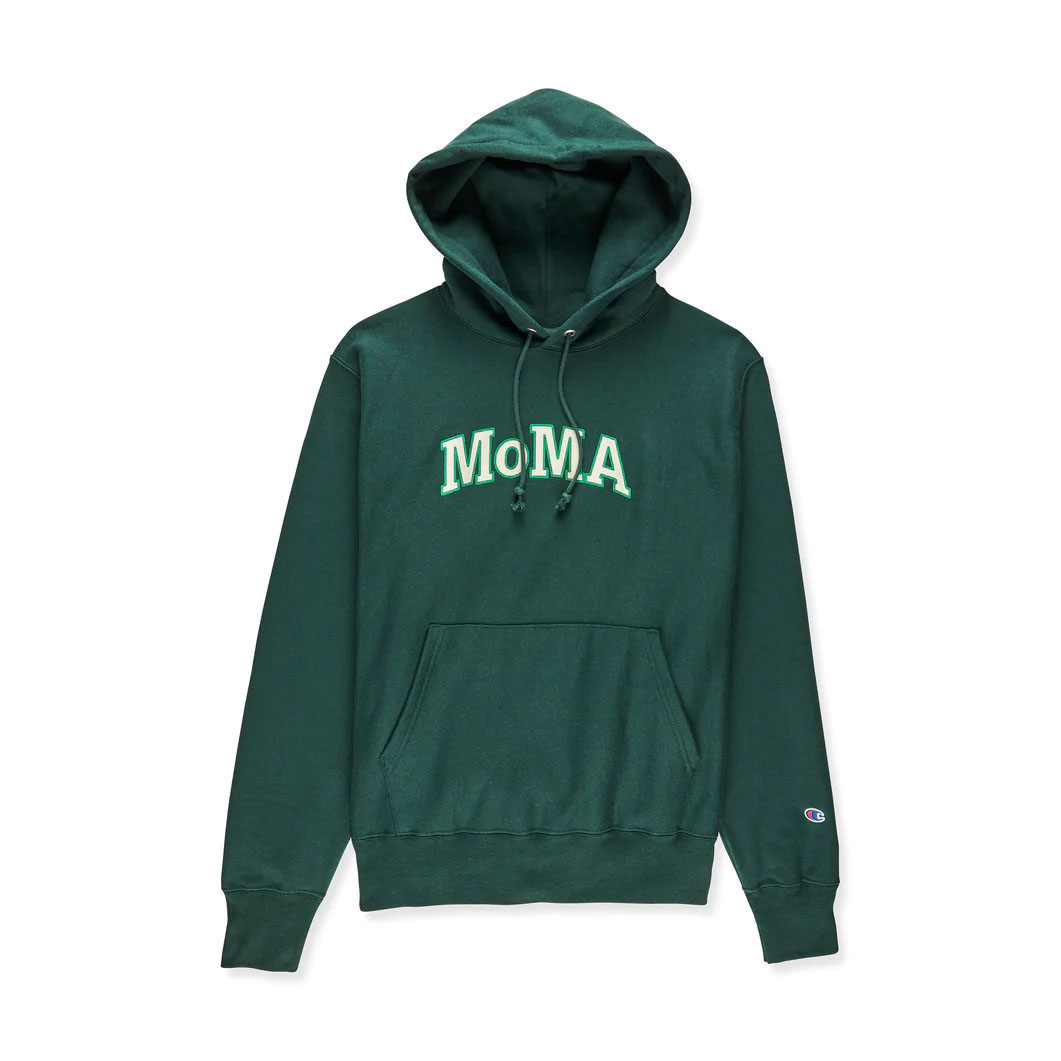 Champion フーディー MoMA Edition グリーン M