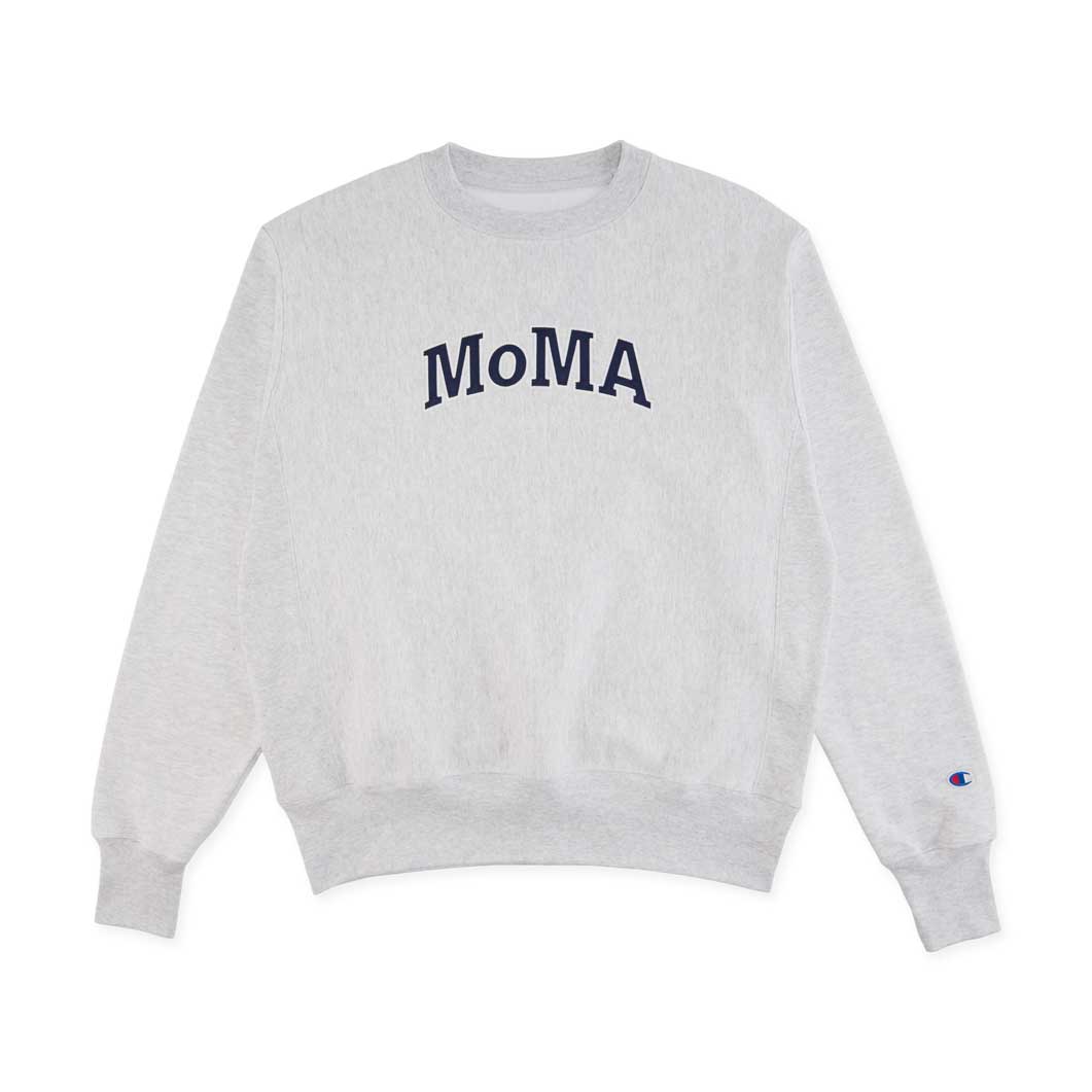 Champion �N���[�l�b�N�X�E�F�b�g�V���c MoMA Edition �V���o�[�O���[ L