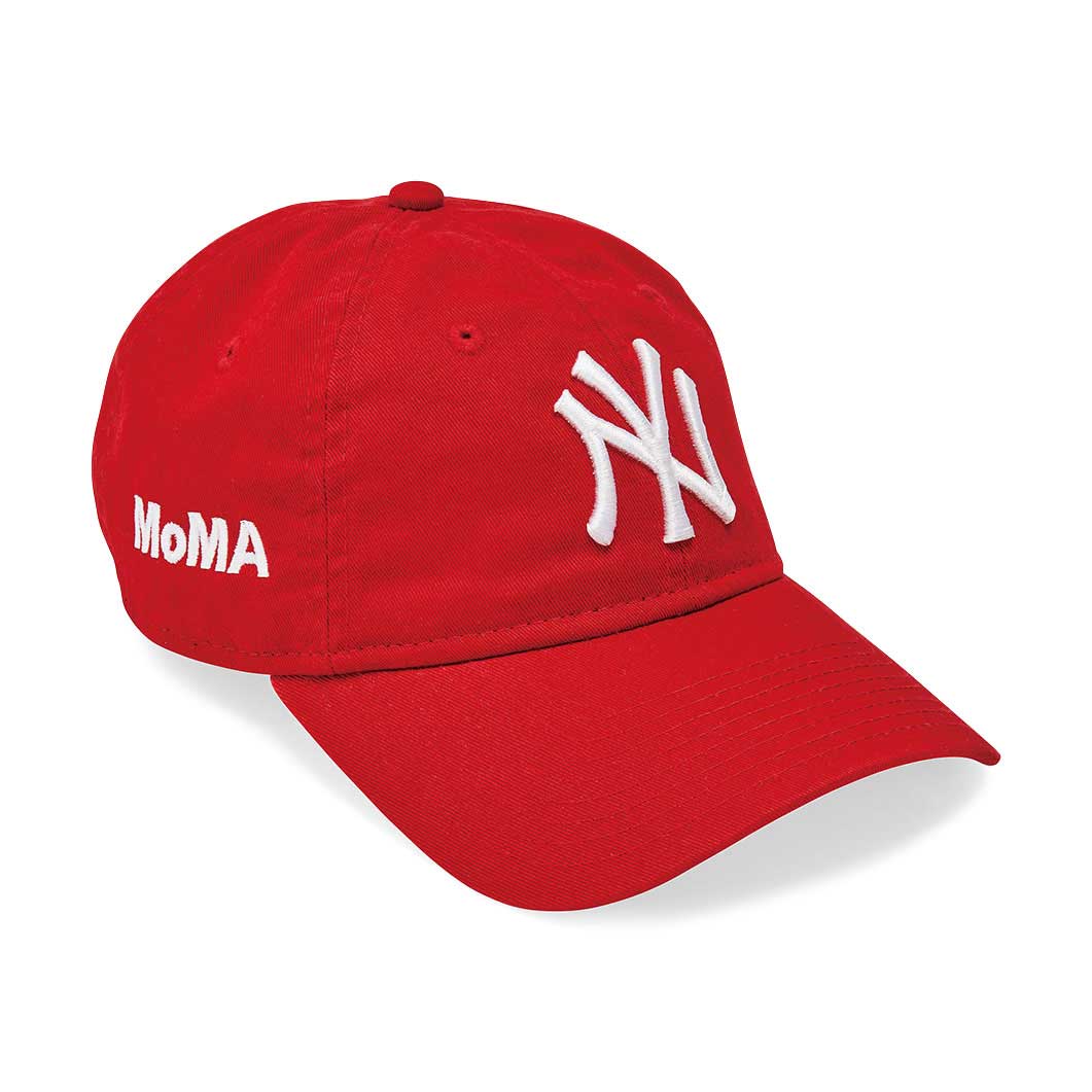 ＜MoMA＞ NY ヤンキースキャップ スカーレット MoMA Edition