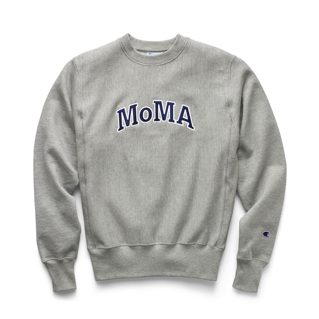 Champion スウェット　MoMA グリーン　Lサイズ MoMA x CHAMPION モマxチャンピオン リバースウィーブ クルー