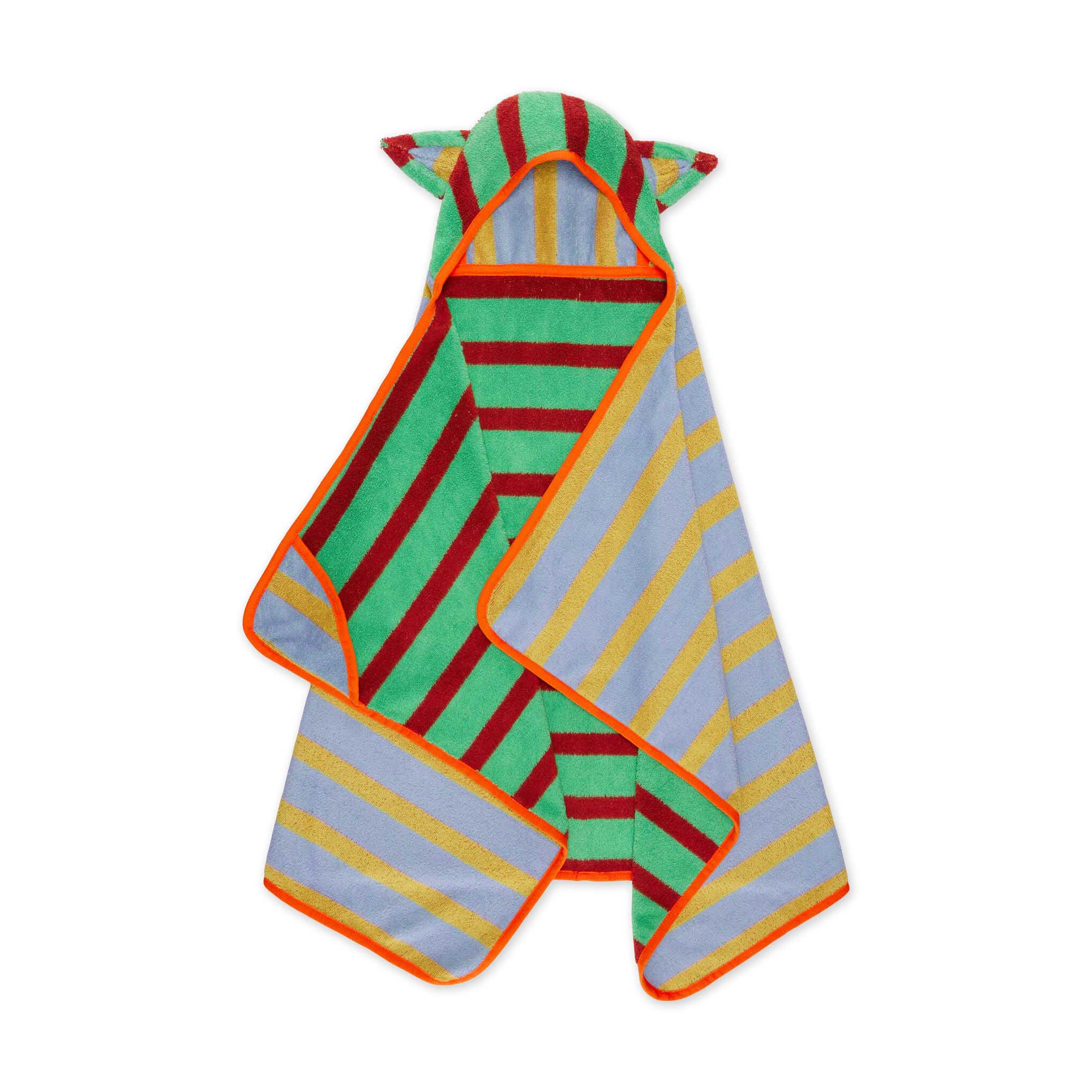 Dusen Dusen キッズフードタオル L Nicholas Stripe Dusen Dusen キッズフードタオル L Nicholas Stripe