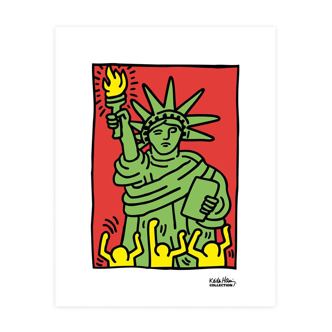 ＜MoMA＞ キース・へリング:Liberty ポスター画像