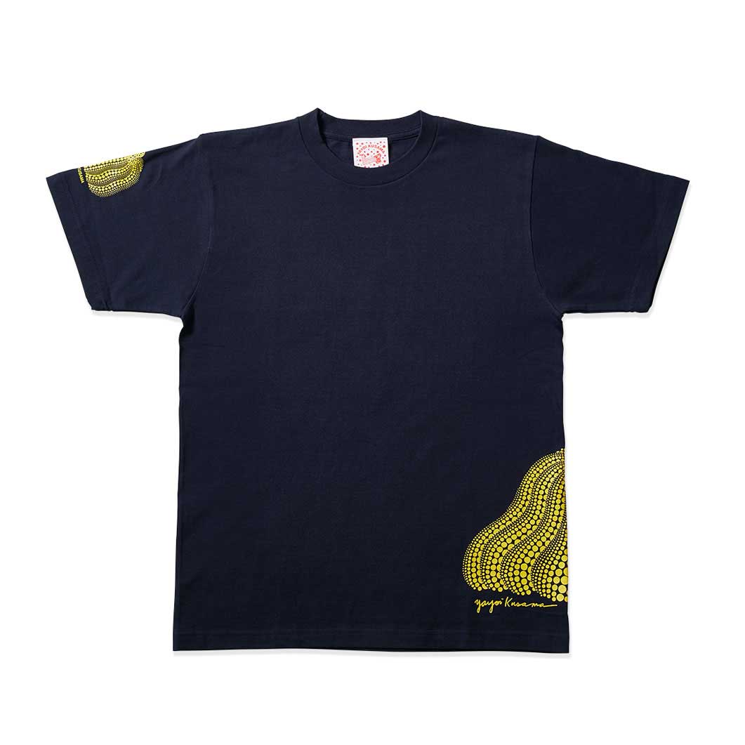 ＜MoMA＞ 草間彌生:Tシャツ 南瓜 ネイビー M