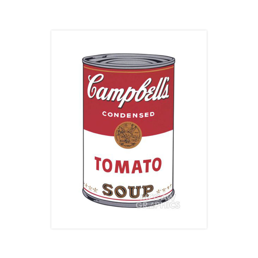 ＜MoMA＞ ウォーホル:Campbell's Soup Tomato ポスター