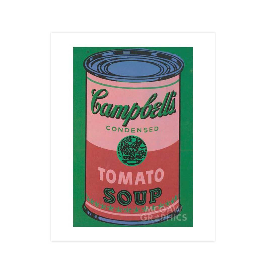 ＜MoMA＞ ウォーホル:Campbell's Soup Can (Red & Green) ポスター