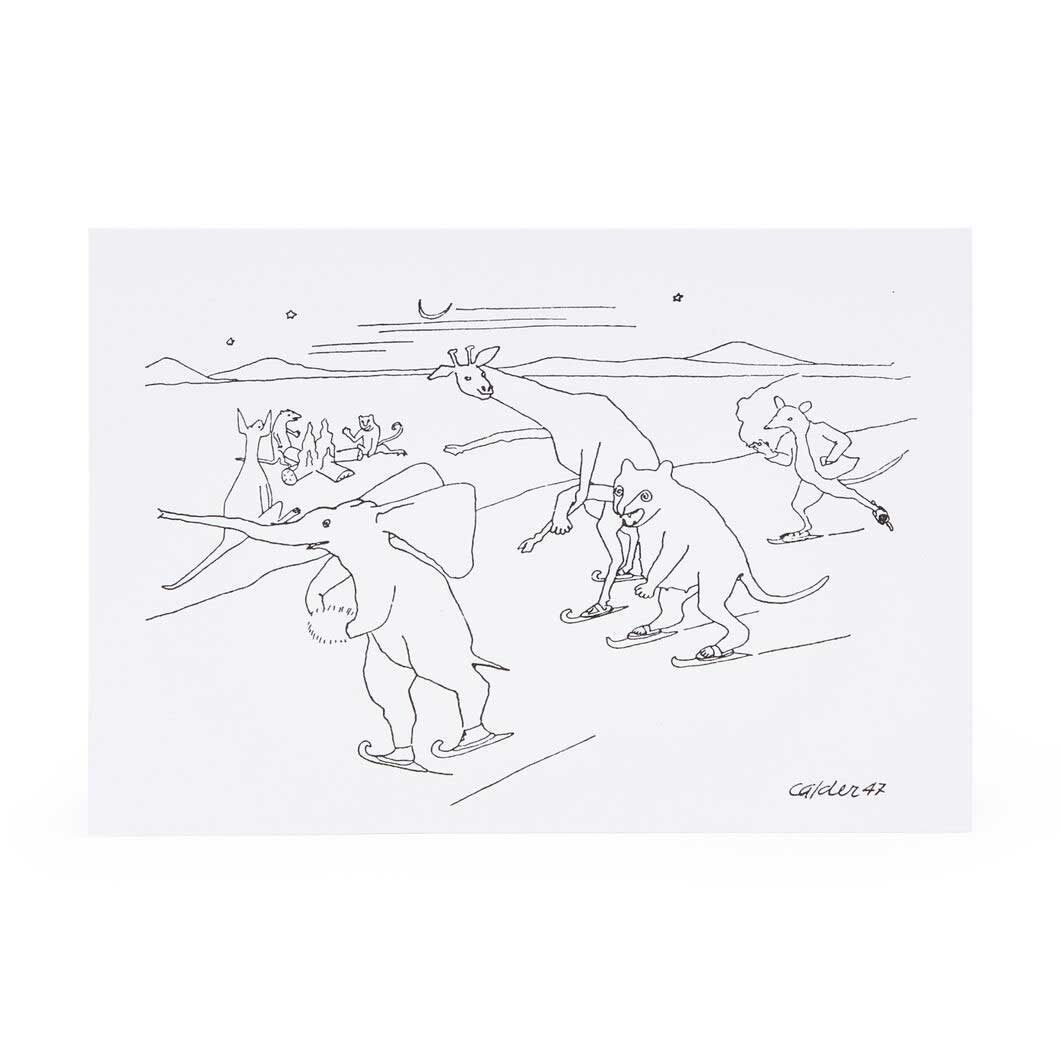 Moma グリーティングカード Alexander Calder Alexander Calder オフィス Moma グリーティングカード Alexander Calder Alexander Calder オフィス