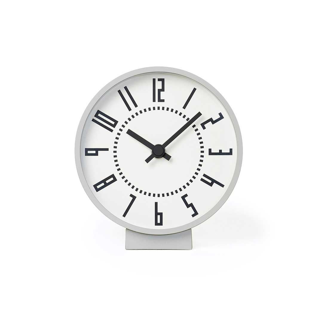 ＜MoMA＞ Eki Desk Clock Sapporo ホワイト画像