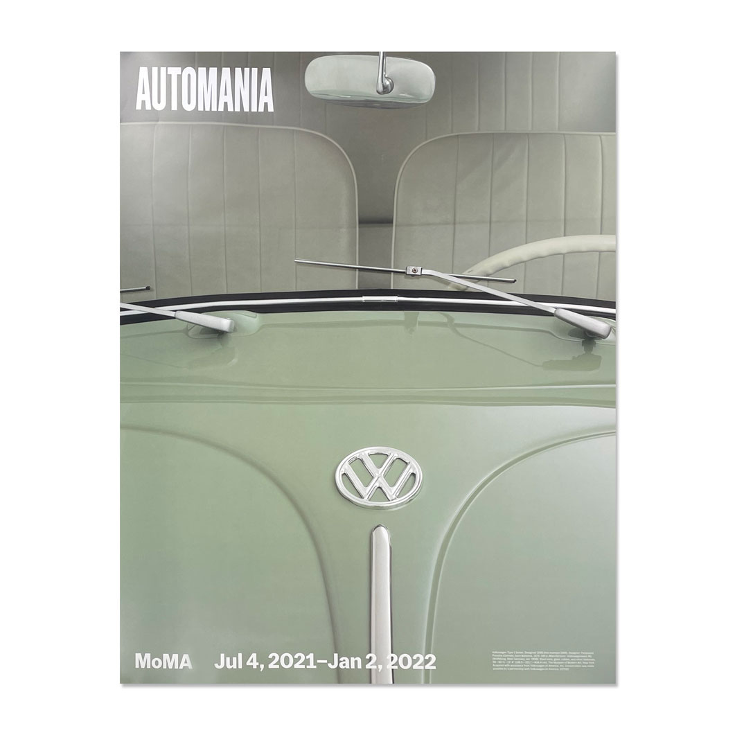 ＜MoMA＞ Automania Green Volkswagen Type 1 Sedan ロールポスター