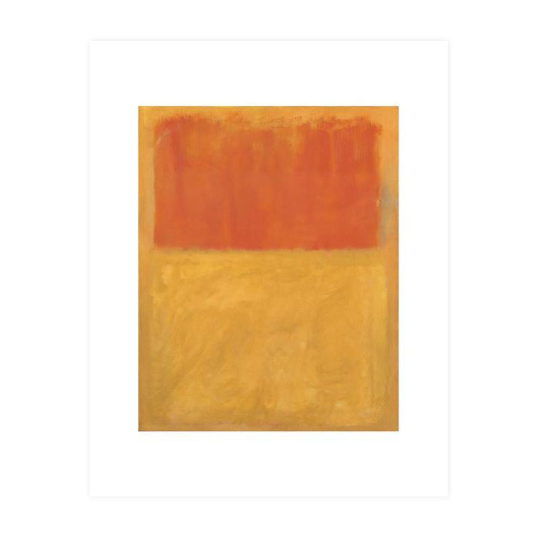 ロスコ:Orange and Tan, 1954 ポスター
