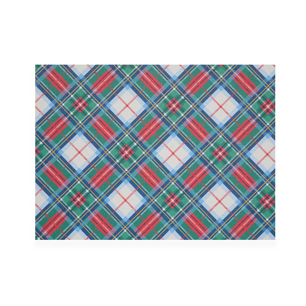 Meri Meri x Chilewich �v���[�X�}�b�g Tartan Rectangle