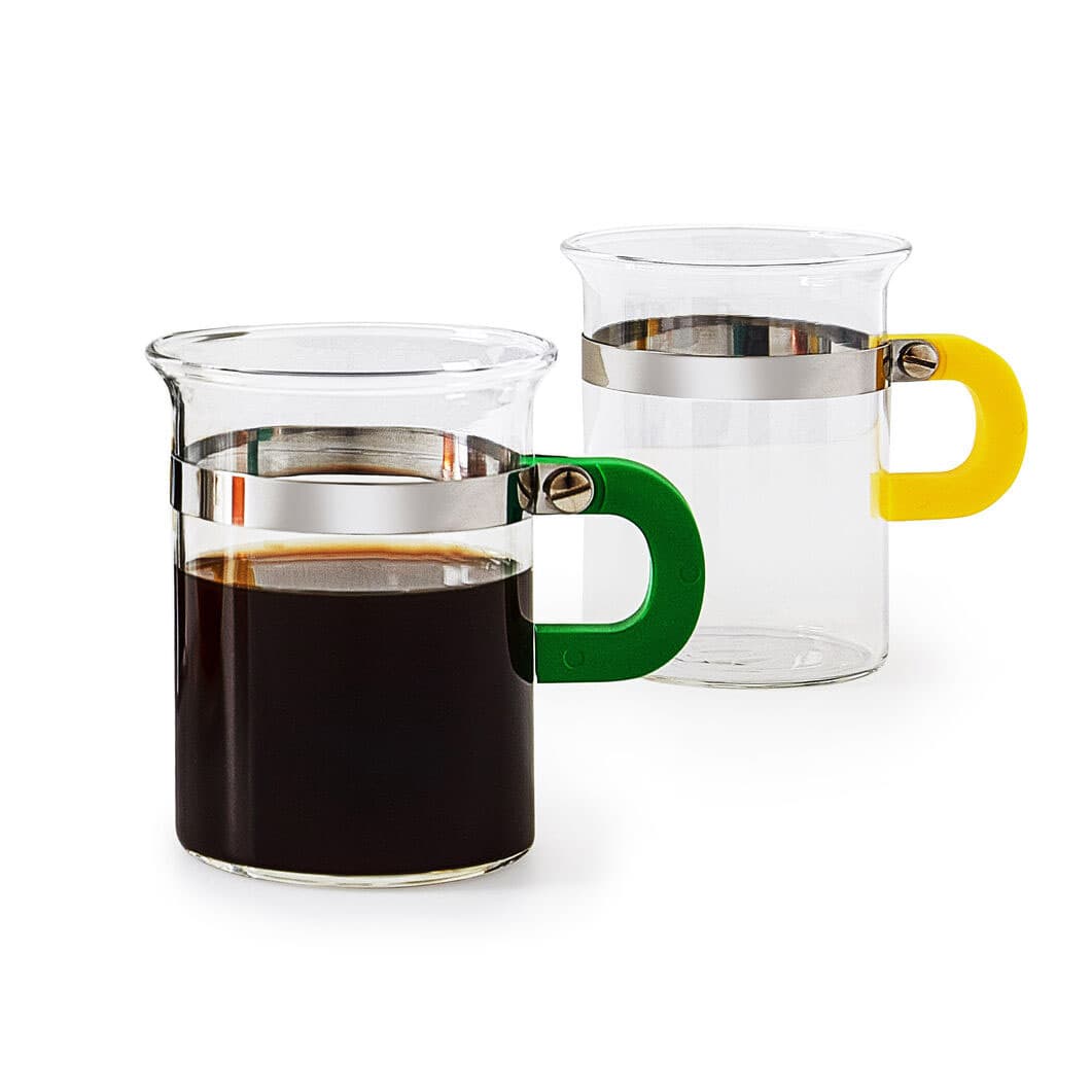 ＜MoMA＞ Bodum Chambord コーヒーカップ 2個セット グリーン/イエロー画像