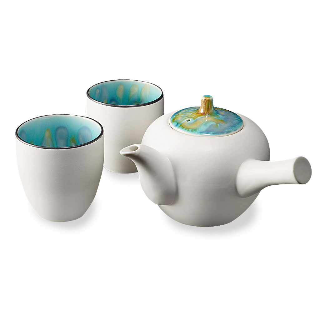 ターコイズティーセット ティーセット キッチン ダイニング