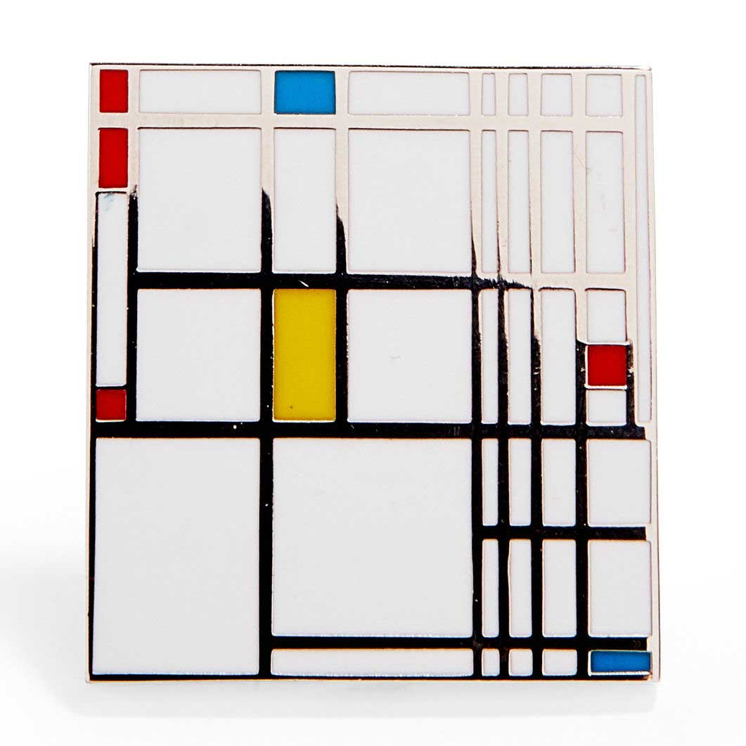 ＜MoMA＞ MoMA エナメルピン Piet Mondrian