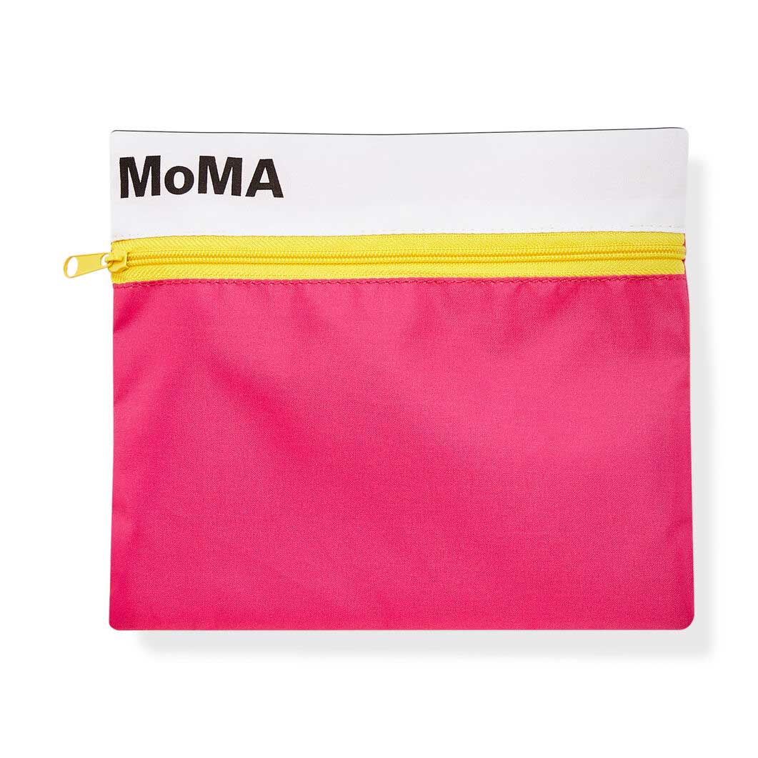 ＜MoMA＞ MoMA ロゴ ポーチ ピンク