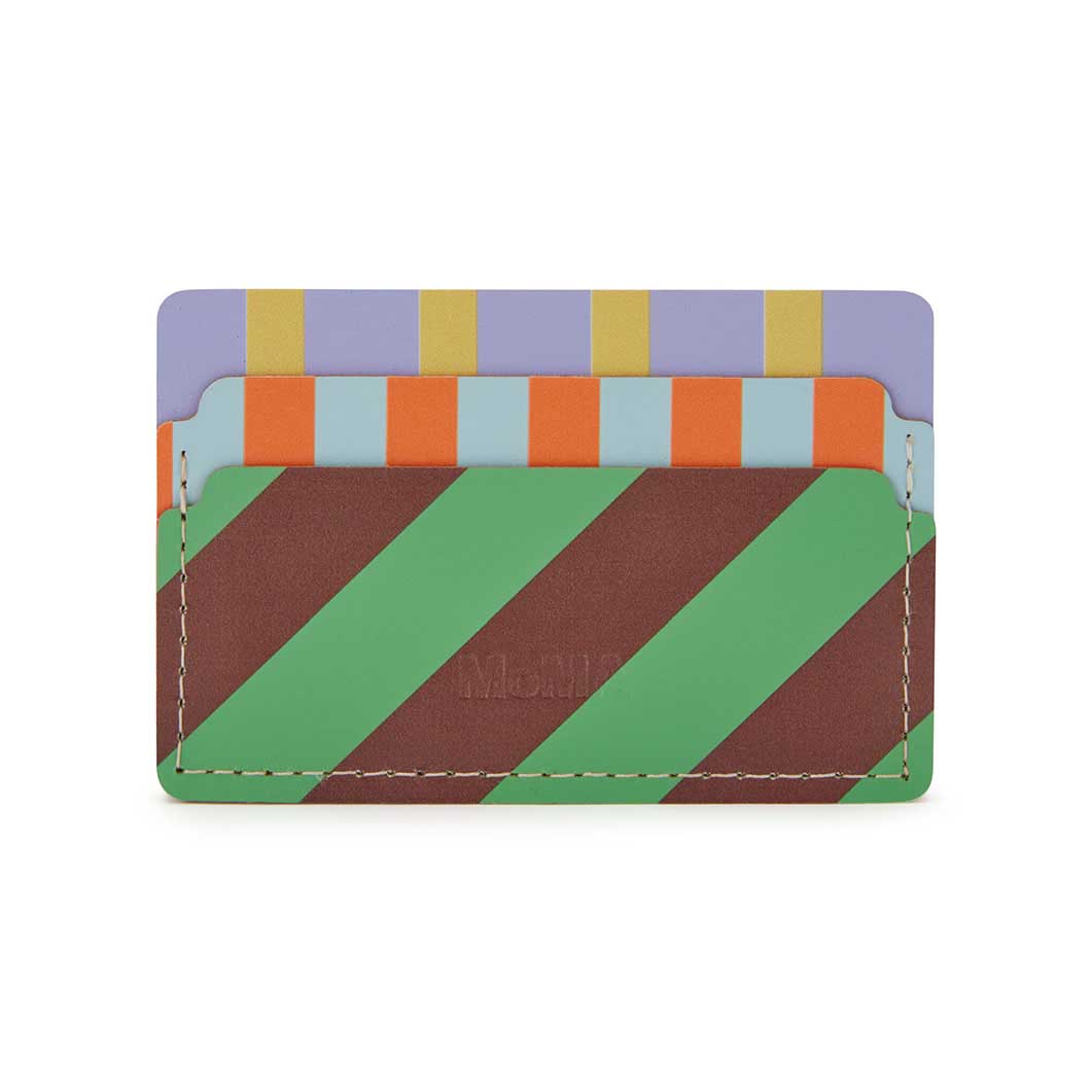 Dusen Dusen リサイクルレザー カードケース Stripe Dusen Dusen リサイクルレザー カードケース Stripe