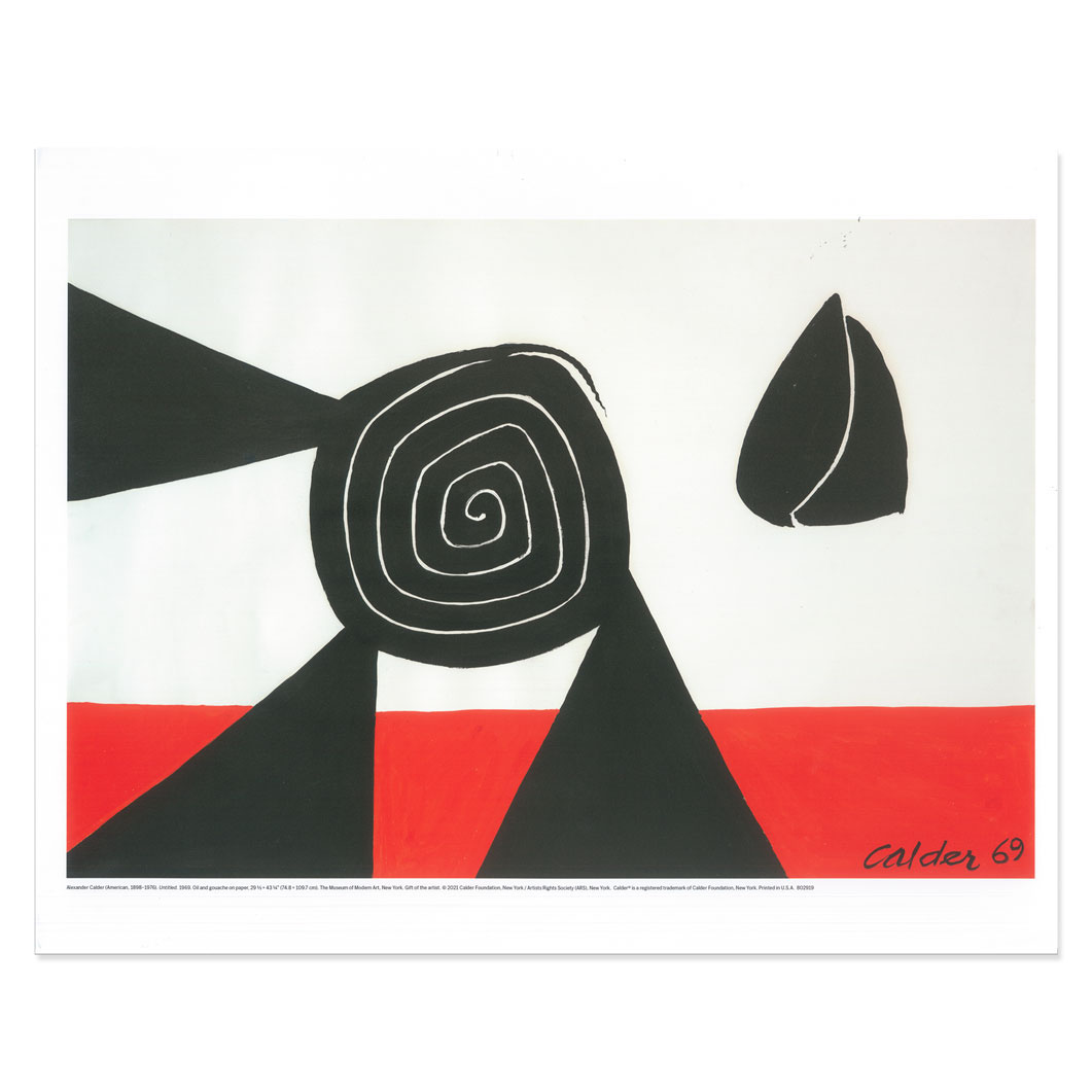 アレクサンダー・カルダー Untitled 1969 Red ポスター(Untitled 1969 
