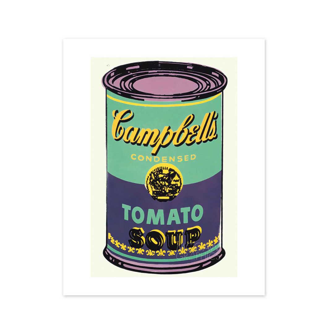 ＜MoMA＞ ウォーホル:Campbell's Soup Can (Purple) ポスター