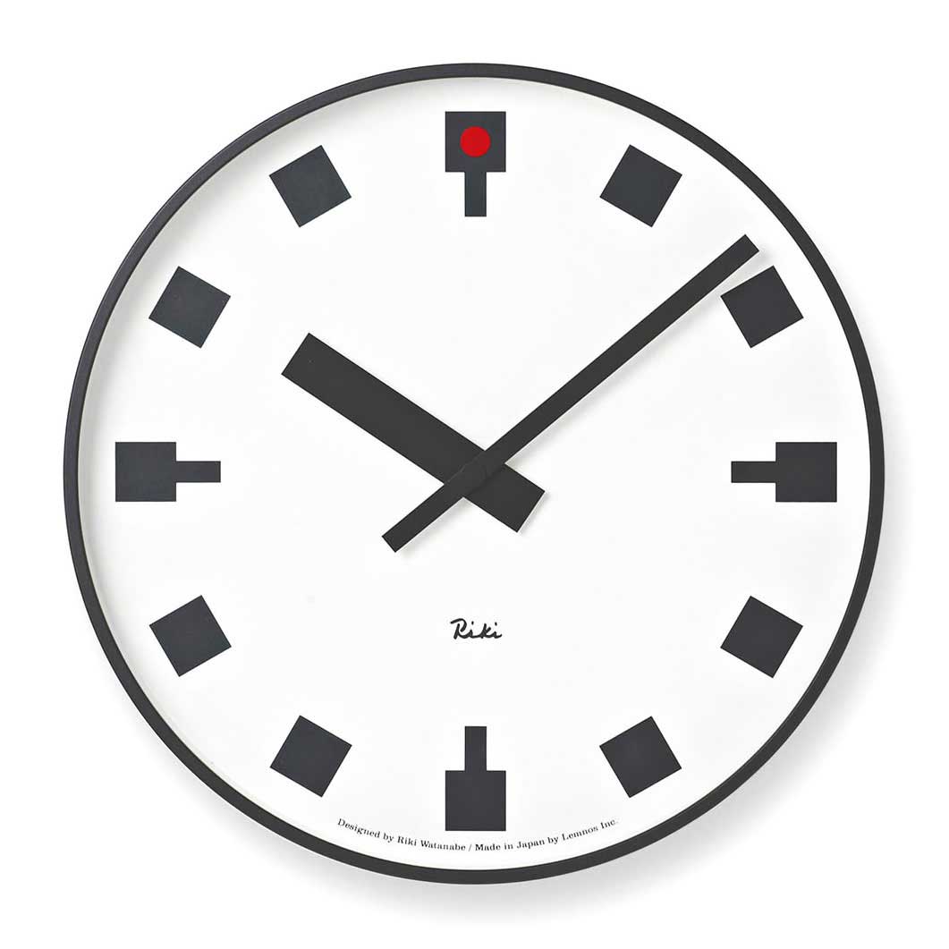 ＜MoMA＞ Eki Wall Clock Sapporo ブラック