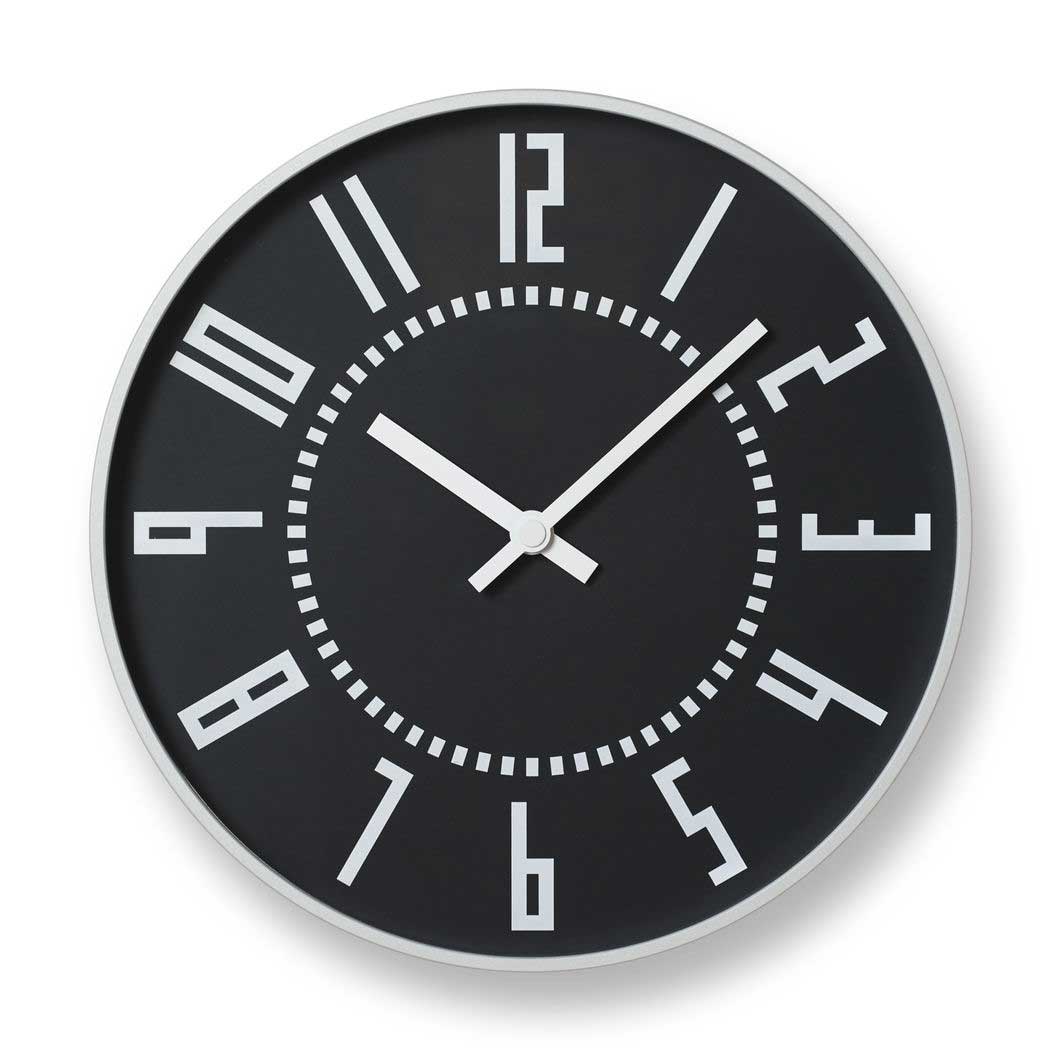 ＜MoMA＞ Eki Wall Clock Sapporo ブラック