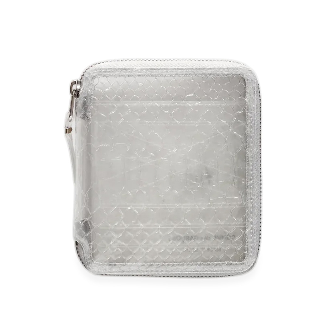 COMME des GARCONS ��܂� ZIP�E�H���b�g Transparent Snake