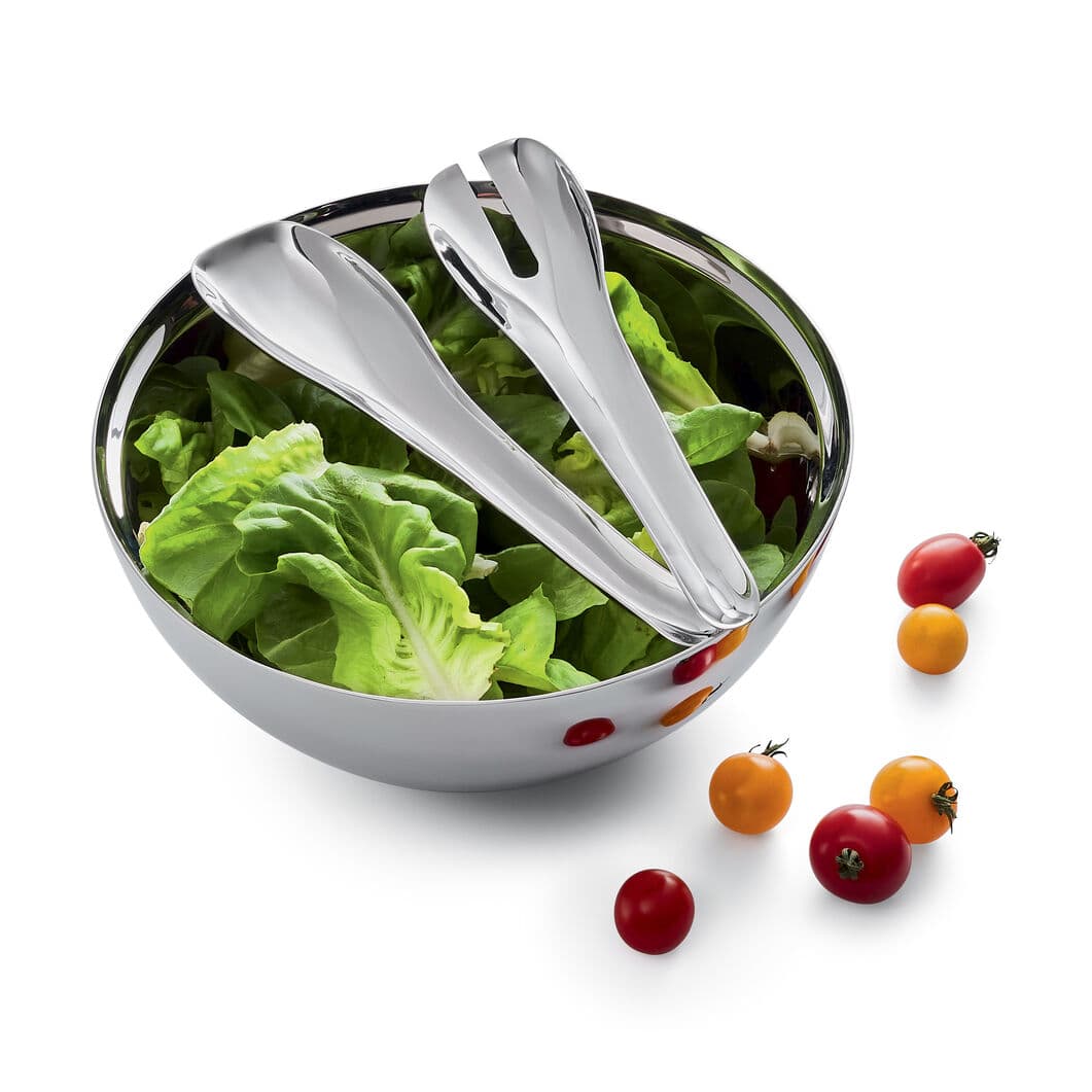 Insalata サラダボウル サーバー付き：キッチン & ダイニング