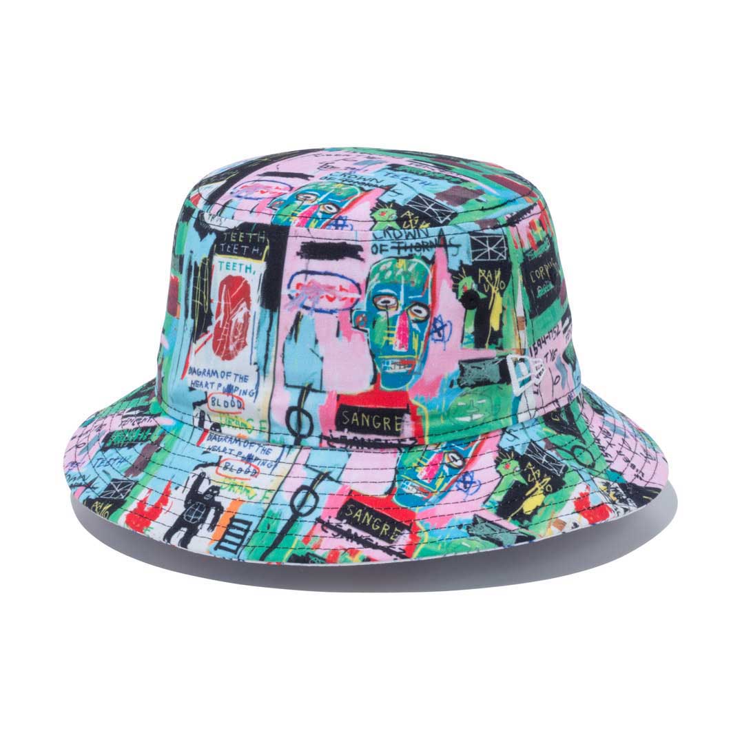 New Era Jean－Michel Basquiat リバーシブルバケットハット M／L(M／L