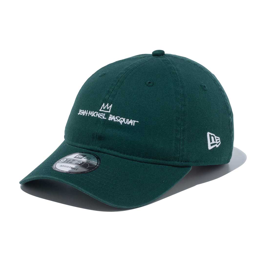 New Era Jean-Michel Basquiat Logo キャップ ダークグリーン(Logo 