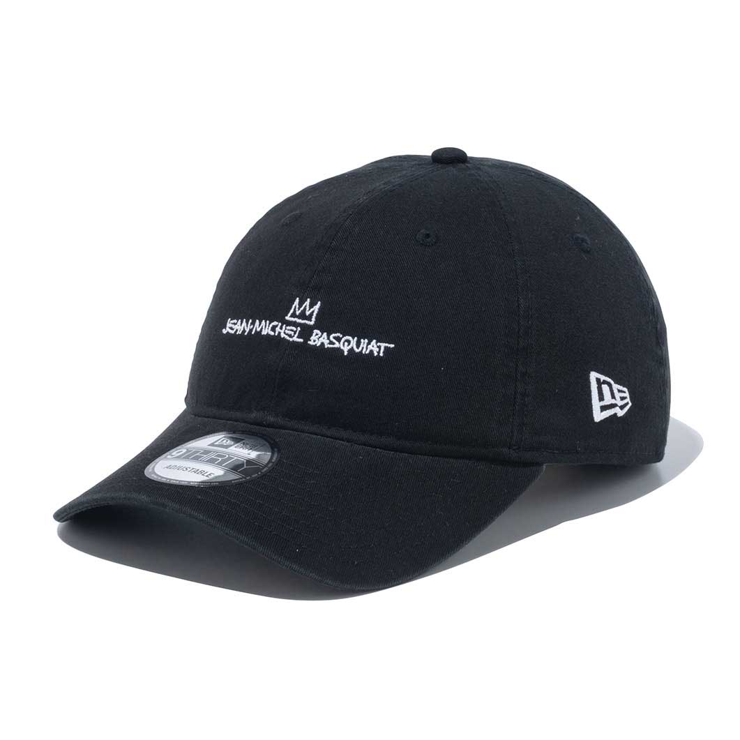 New Era Jean－Michel Basquiat Logo キャップ ブラック(Logo ブラック