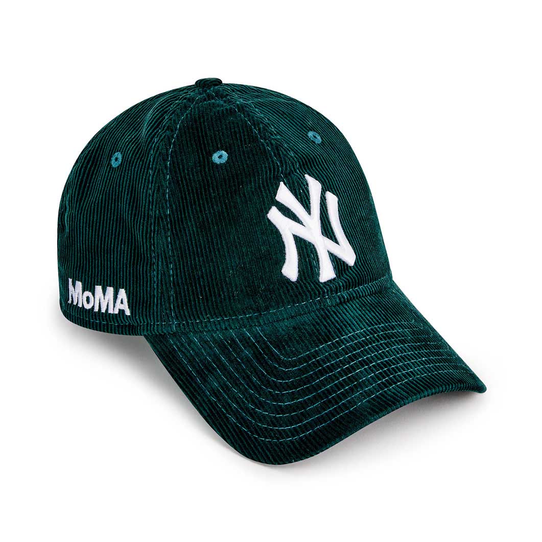 NY ヤンキースキャップ コーデュロイ グリーン MoMA Edition
