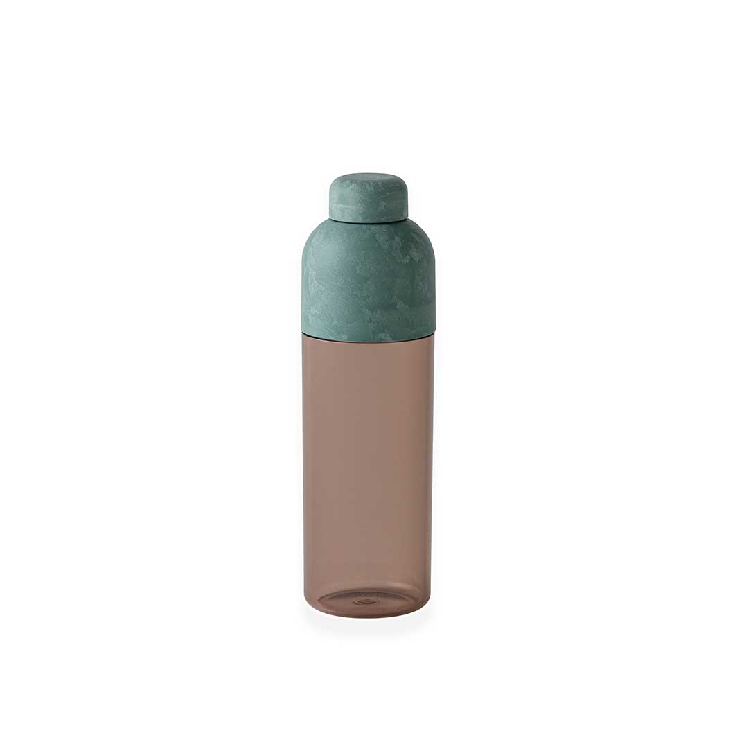 Water Bottle Green x Coral