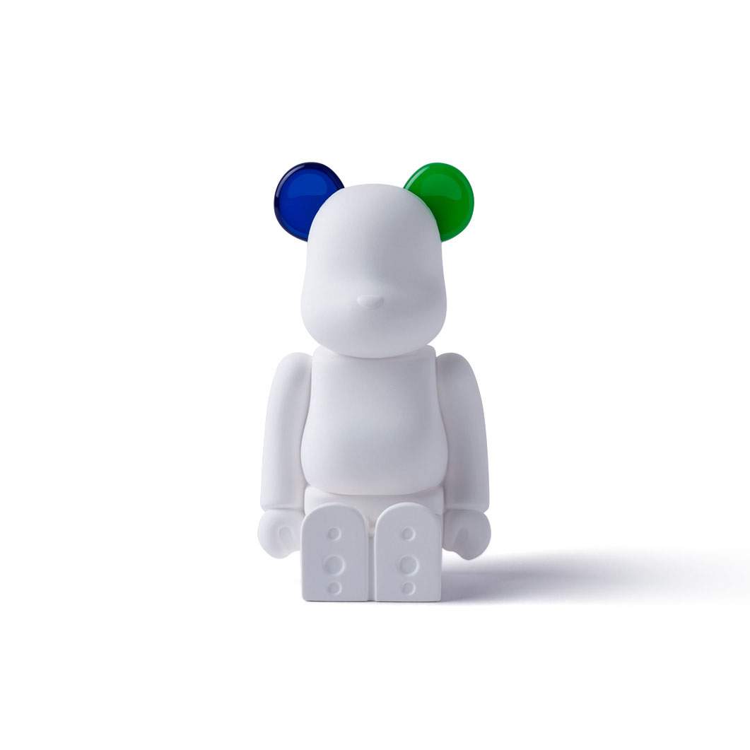 ＜MoMA＞ BE@RBRICK AROMA ORNAMENT No.0 COLOR W-DOUBLE- NAVY GREEN画像