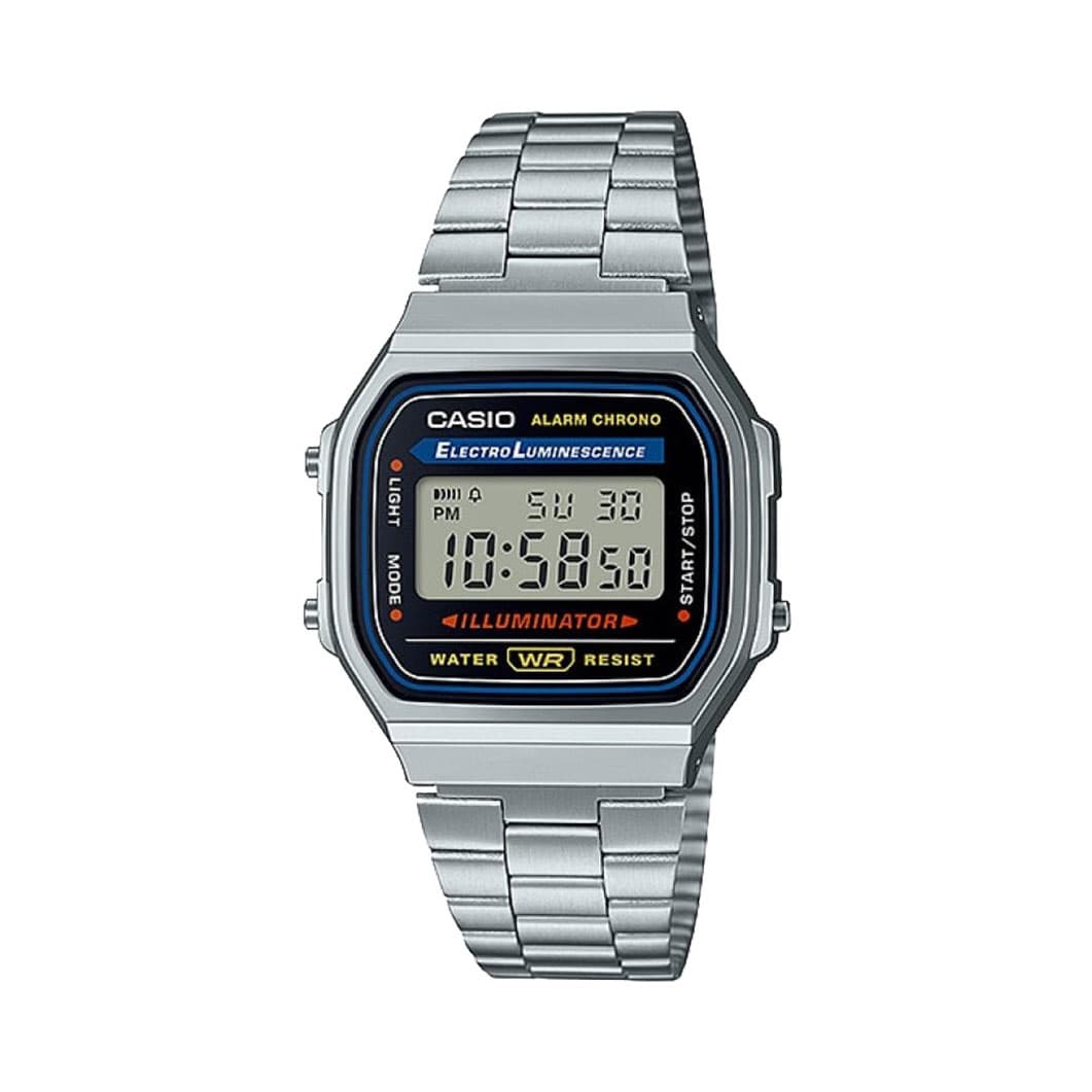 ＜MoMA＞ CASIO デジタル ウォッチ シルバー