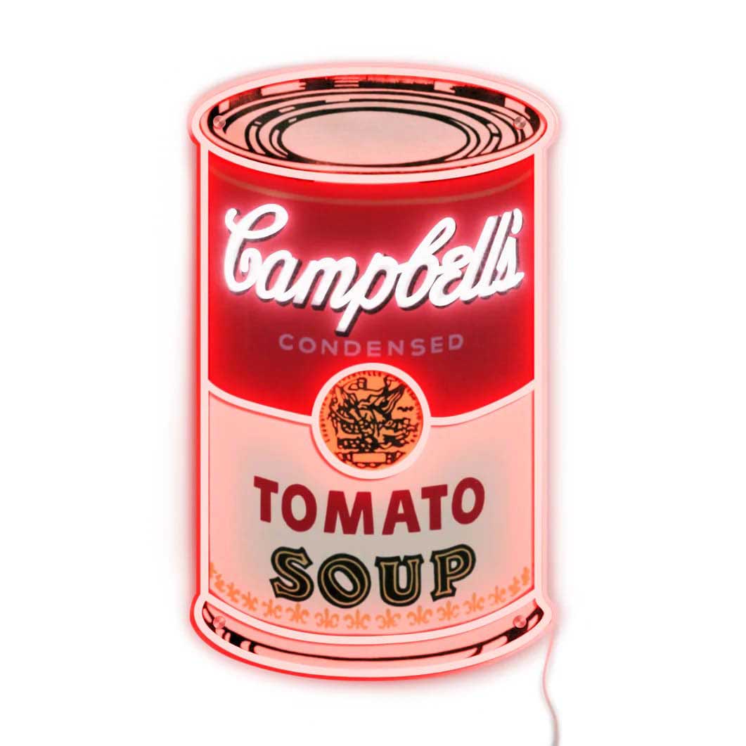 アンディ・ウォーホル Tomato Soup Can ネオンサイン(Tomato Soup Can)：ポスター & アーティスト